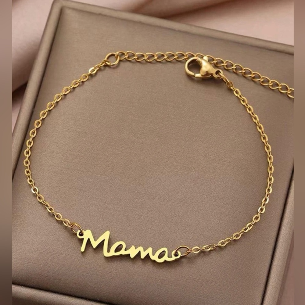 Fashionable Letter Decor Bracelet For Women For Mother's Day Gift